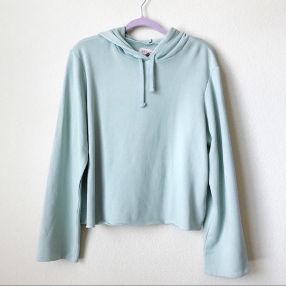 Philosophy Mint Green Pullover Hoodie Large NWT